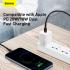 Baseus Cafule Series Type-C to Lightning Cable - 20W PD Fast Charge & 480Mbps High-Speed Data Transfer, Nylon Braided, 1M - Black